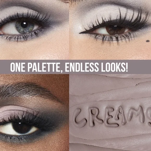 Huda Beauty Creamy Obsessions Eyeshadow Palette in Greige - Picture 3 of 10